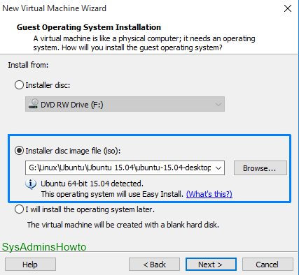 VMware Workstation Create New Virtual Machine Guest Operating System for Ubuntu VMware Workstation Create New Virtual Machine Guest Operating System for Ubuntu