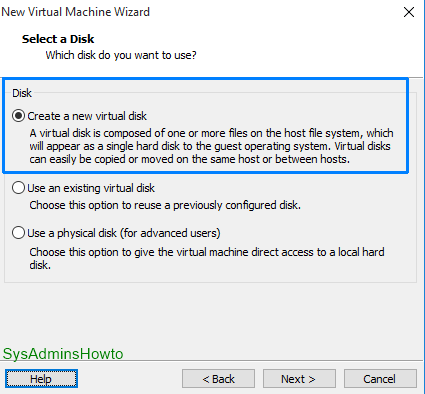 VMware-Workstation Create-New-Ubuntu-Virtual-Machine New-Disk VMware-Workstation Create-New-Ubuntu-Virtual-Machine New-Disk