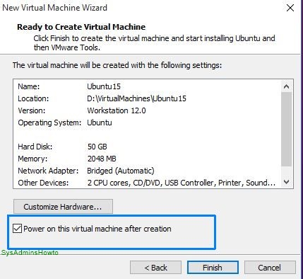Install Ubuntu15.10 Wily Werewolf in VMware Workstation Ready Create Install Ubuntu15.10 Wily Werewolf in VMware Workstation Ready Create